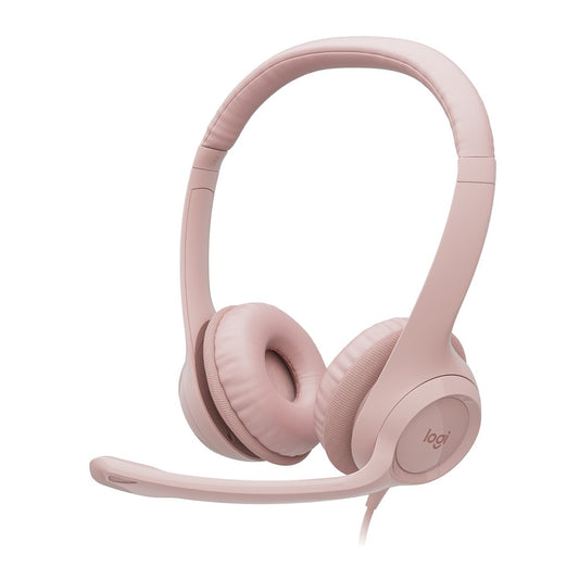 Audífonos Logitech H390 Estéreo USB Rosa para PC - LOGITECH - 11071109