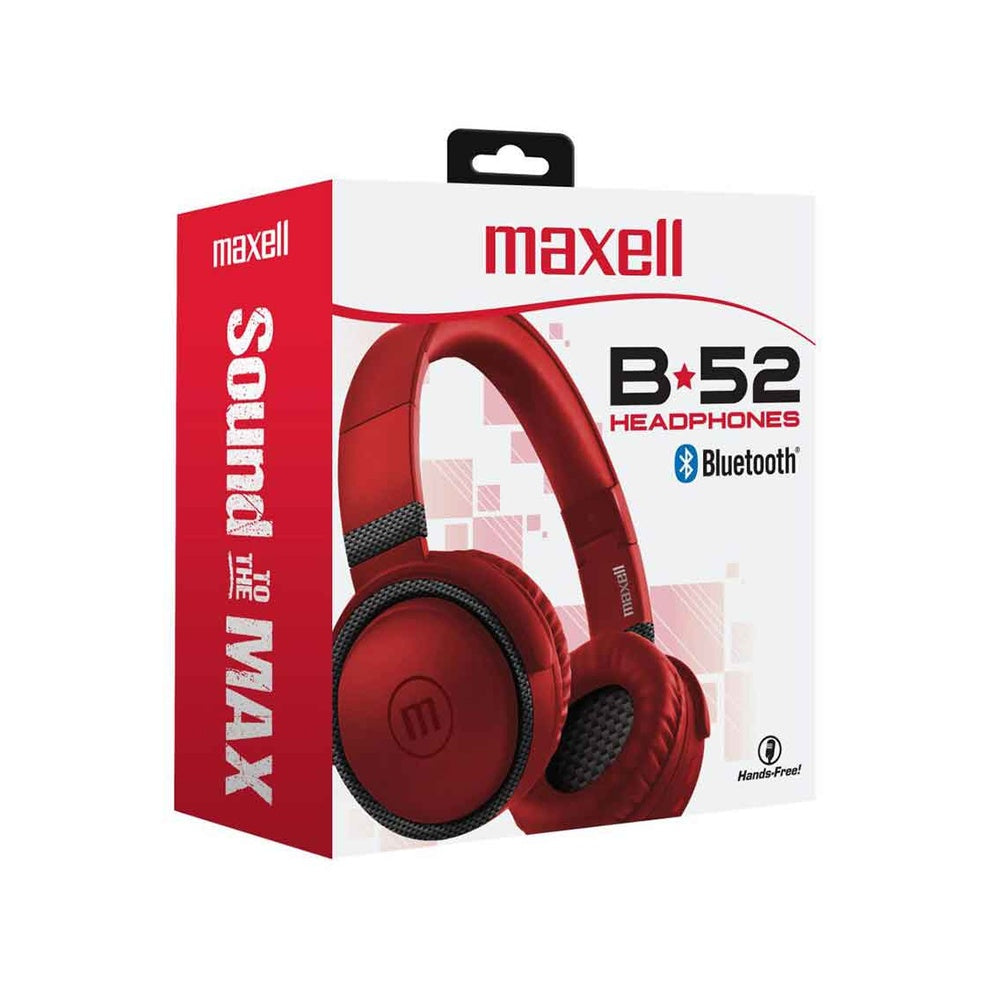Audífonos Bluetooth Maxell B-52 Rojo - MAXELL - 11016170