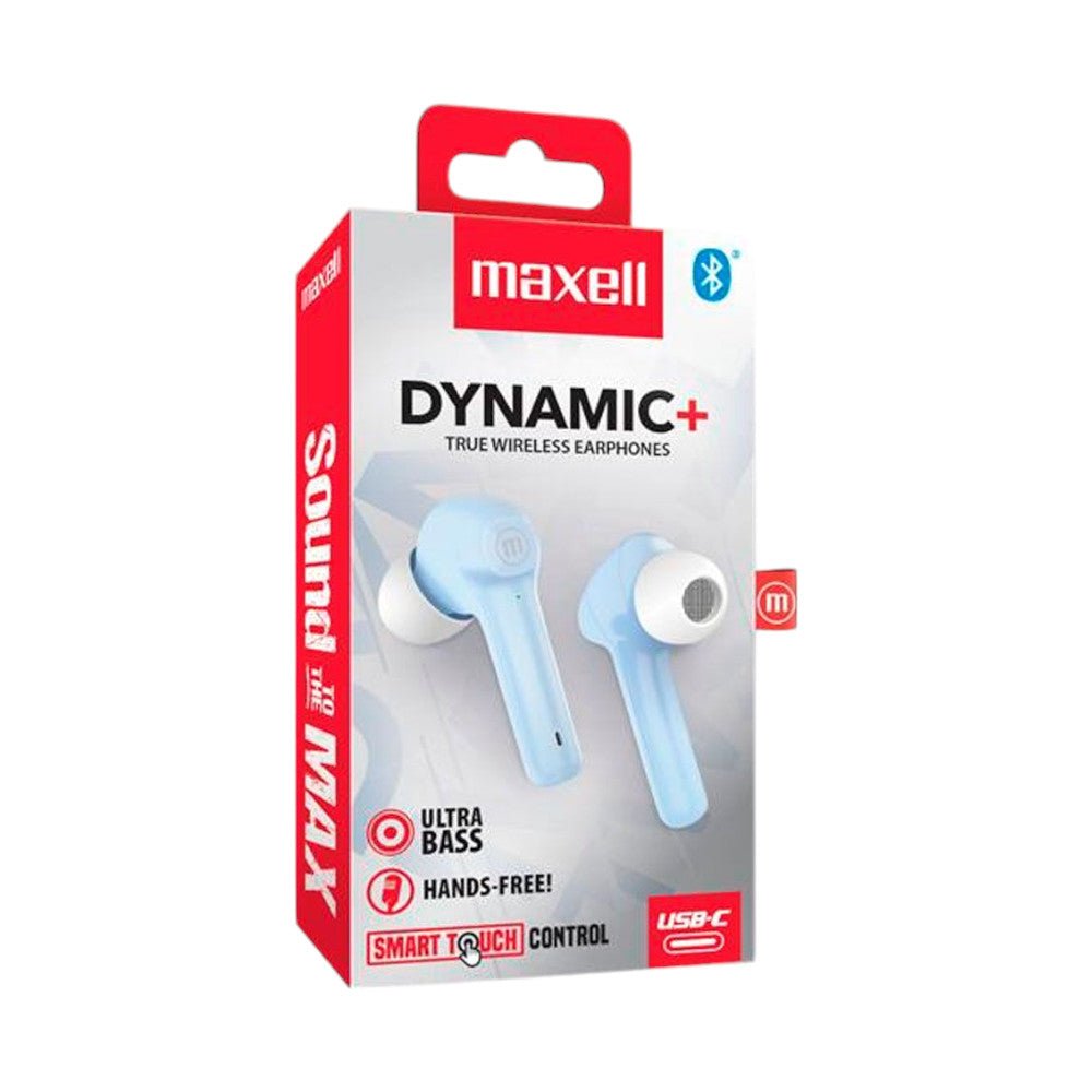 Audífonos Maxell Dynamic + Tws - Celeste - Maxell - Titan.com.pa - 25215504891