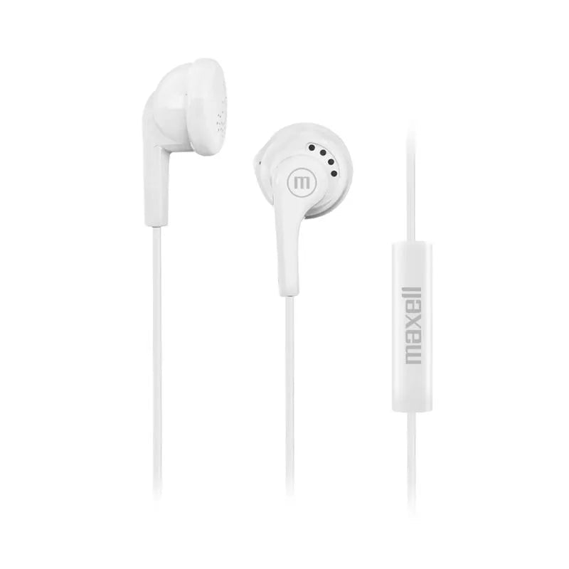 Audífonos Maxell EB - MIC Estéreo Básicos de Botón Blanco - Maxell - Titan.com.pa - 25215494116