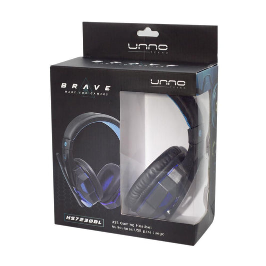 Audifonos Unnotekno Para Jugadores Brave Conexión USB