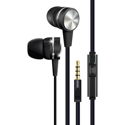 Audifonos Coby Metálico Negro