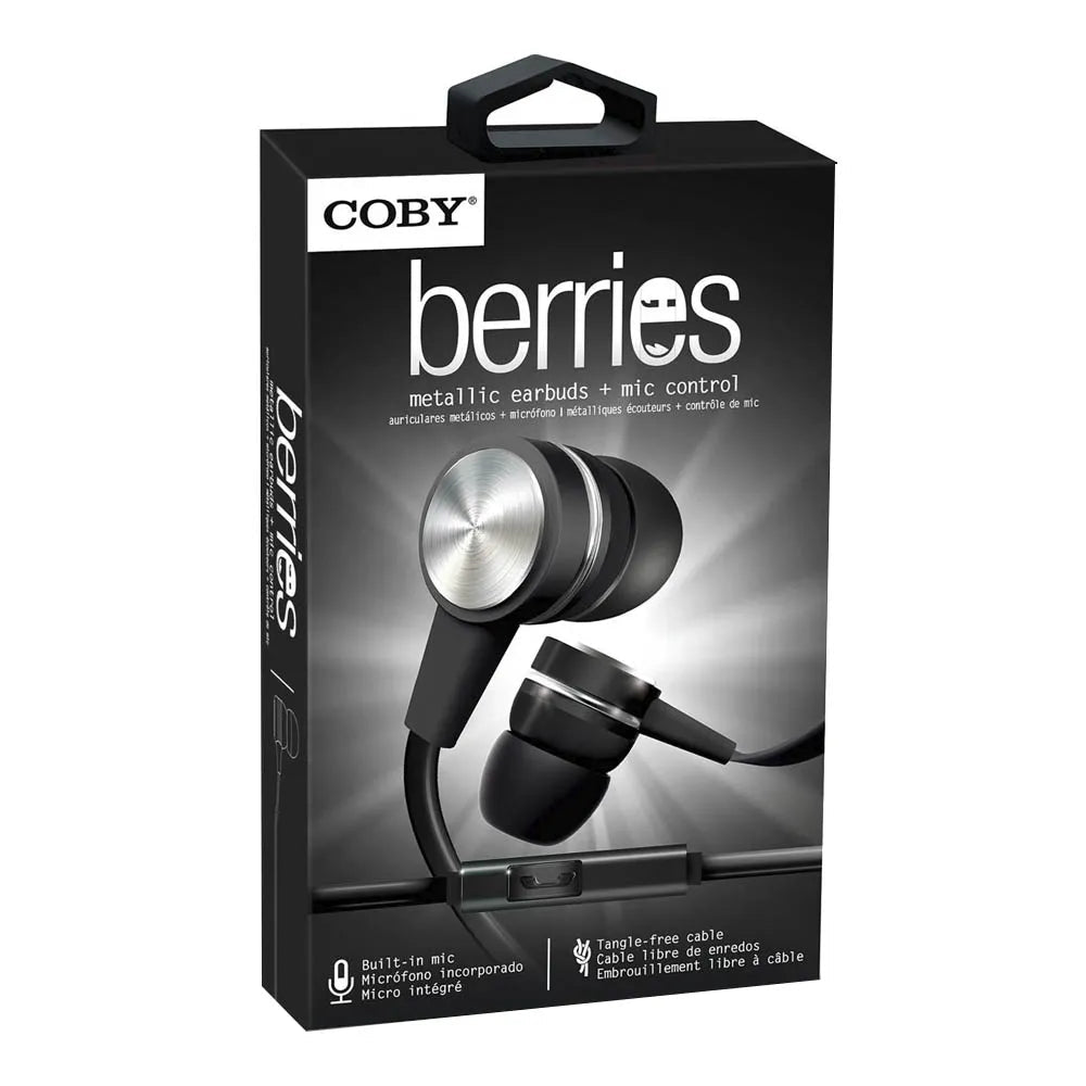 Audiófonos Metálico Coby - Negro - Coby - Titan.com.pa - 812180024819
