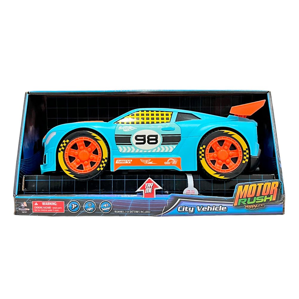 Auto Grande Con Luz y Sonido / Surtido - Motor Rush - Titan.com.pa - 6921601015238