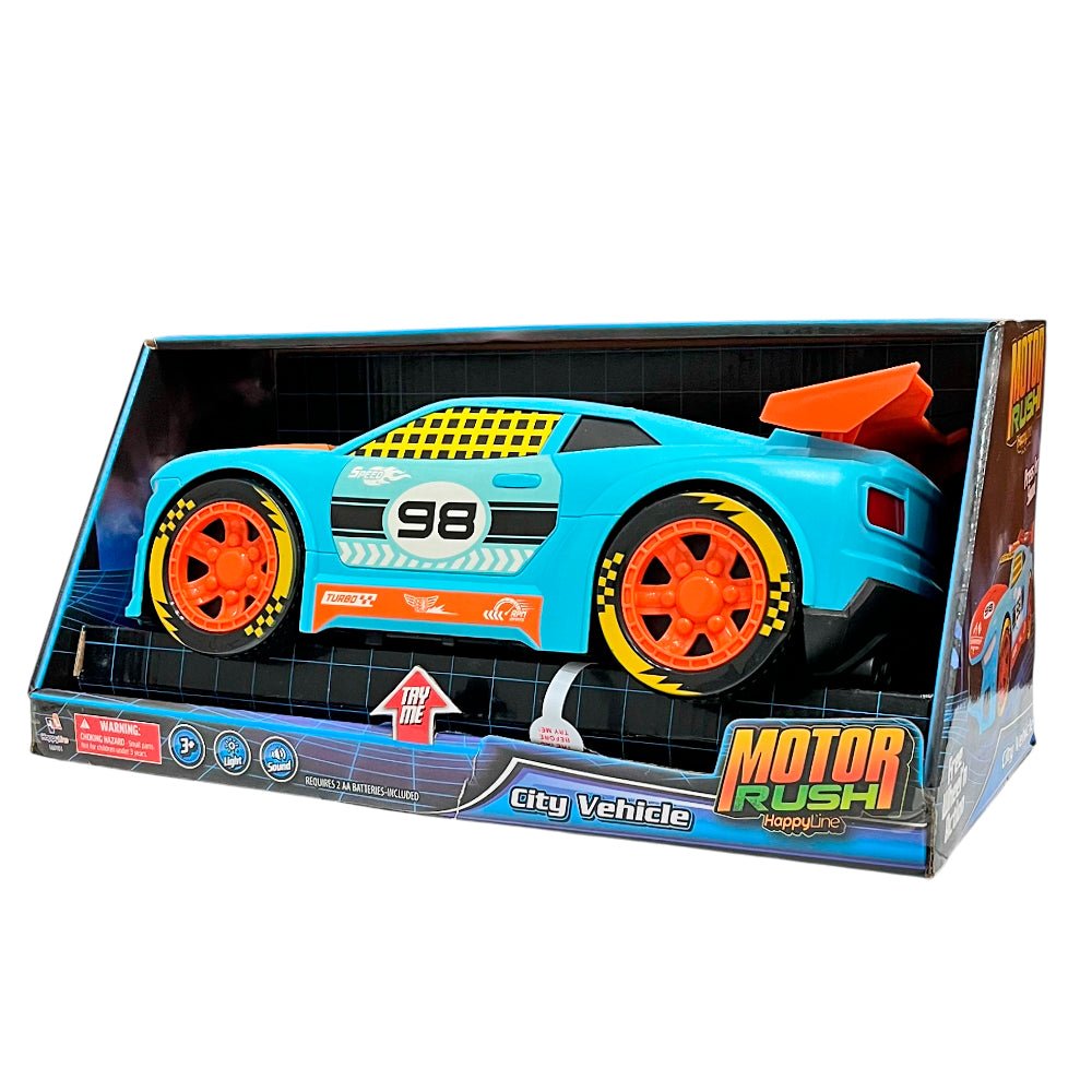 Auto Grande Con Luz y Sonido / Surtido - Motor Rush - Titan.com.pa - 6921601015238
