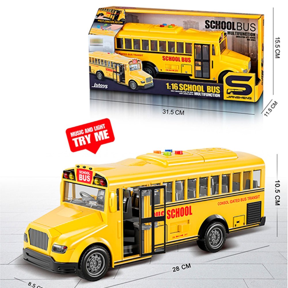 Autobús Colegial 1.16 C/Sonido - Jstoys - Titan.com.pa - 2100000864904
