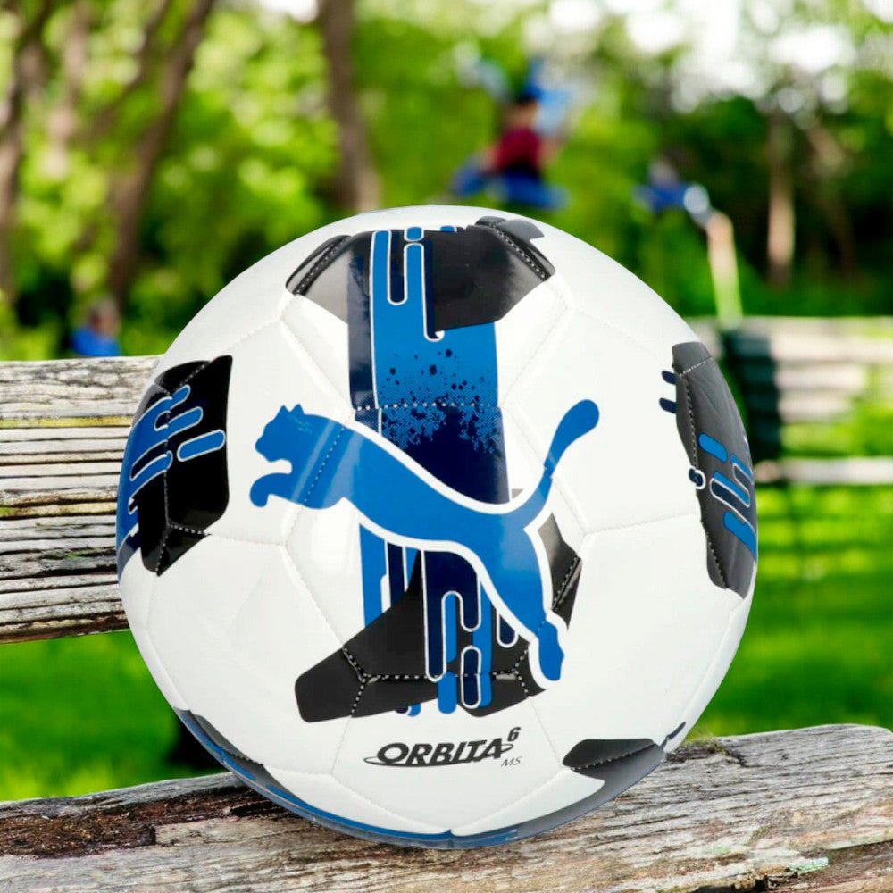Balón De Fútbol Puma N°5 Órbita 6 Blanco/Azul - Puma - Titan.com.pa - 4067981495962