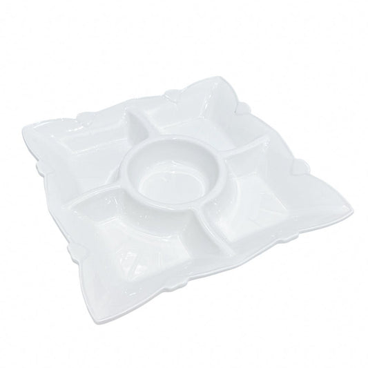 Bandeja De Cerámica C/Divisiones Home Elegance - Home Elengace - Titan.com.pa - 2100001342029