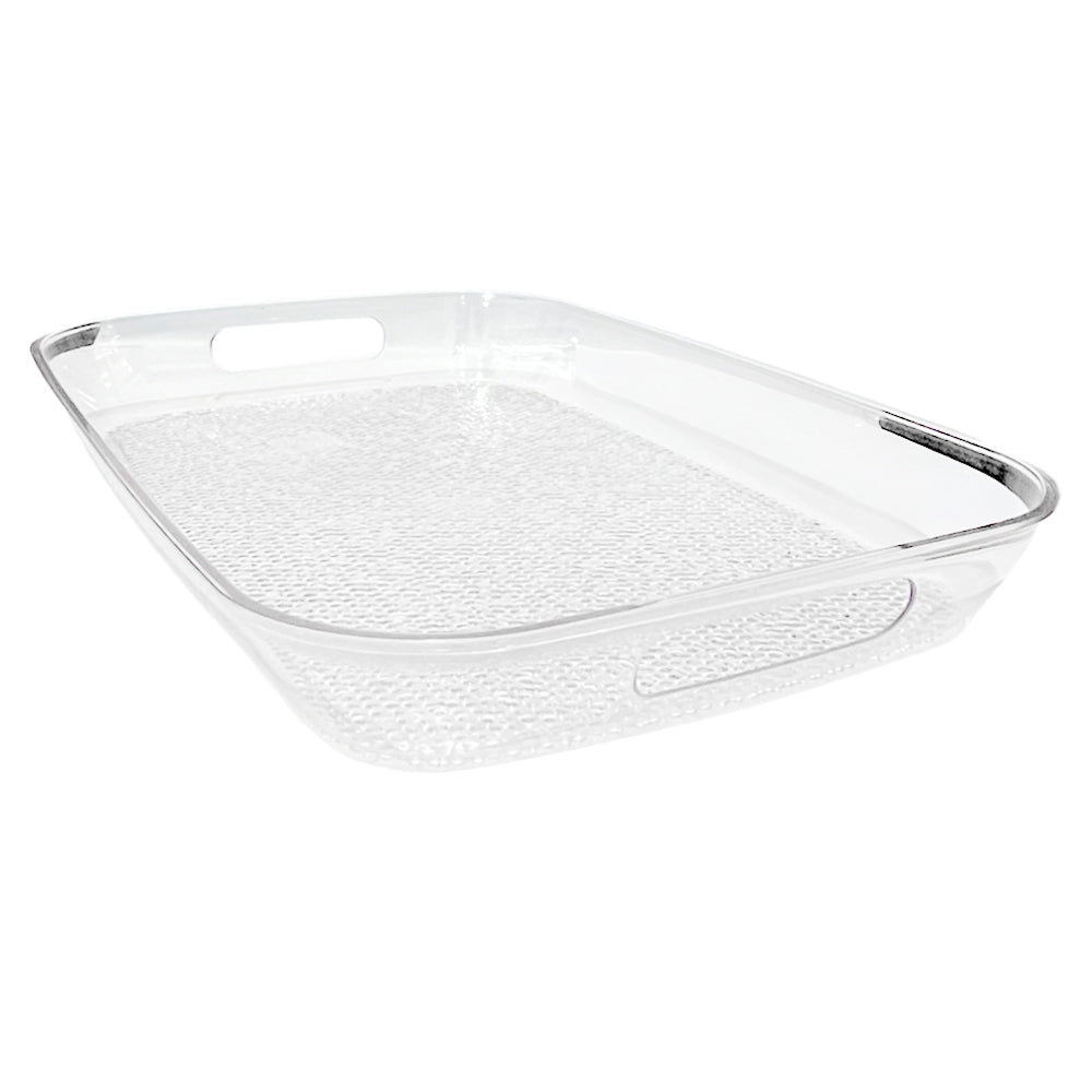 Bandeja de Servir Acrílica BeeHome Rectangular / 30cm x 44cm - Beehome - Titan.com.pa - 8697404118442