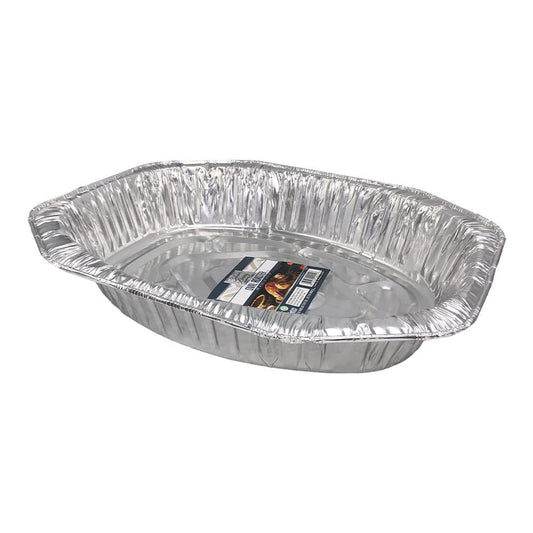 Bandeja Para Asar Regent Desechable Ovalada 16" x 13" x 4"