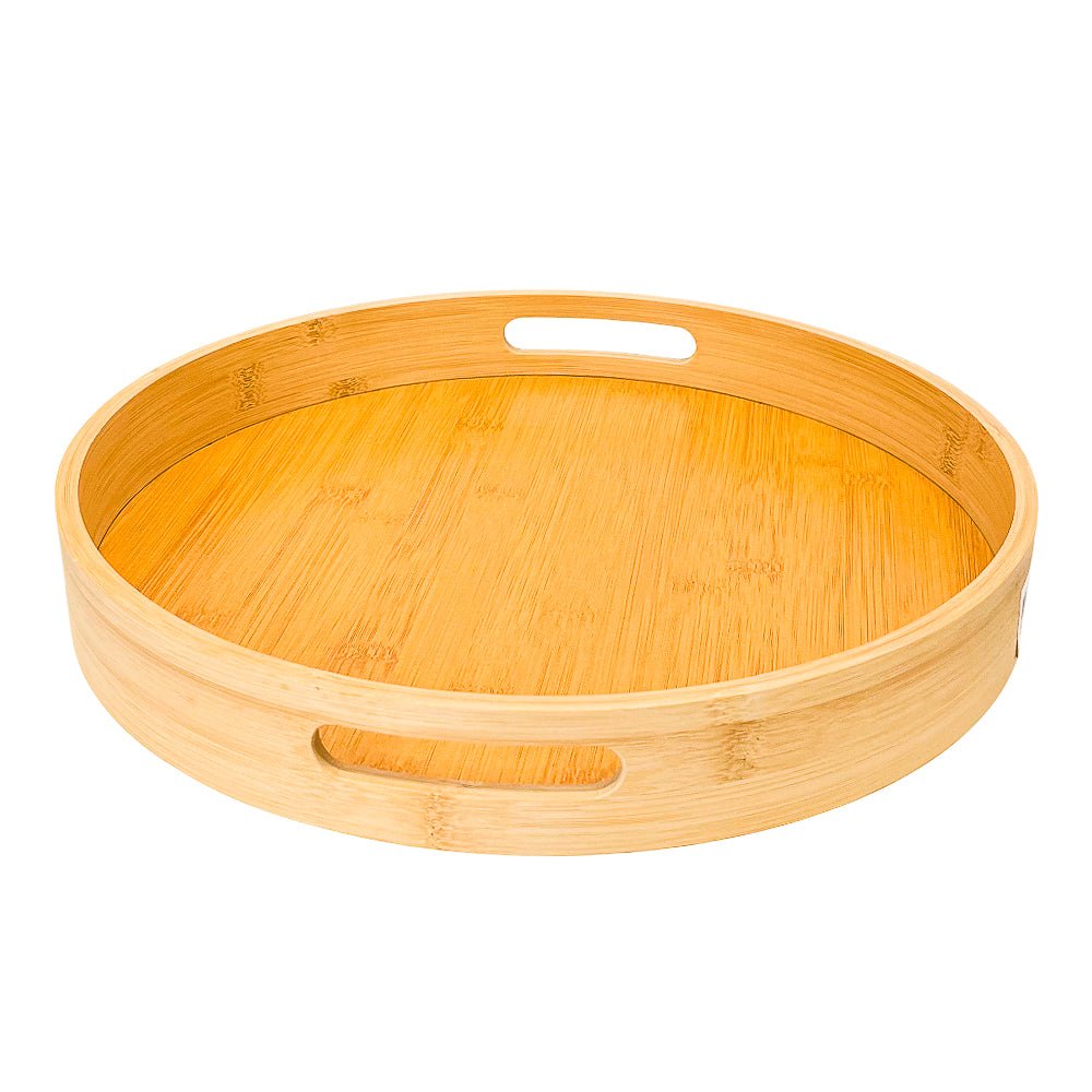 Bandeja Para Servir / Home Elegance / Redonda Grande Bamboo - Home Elegance - Titan.com.pa - 2100000310401
