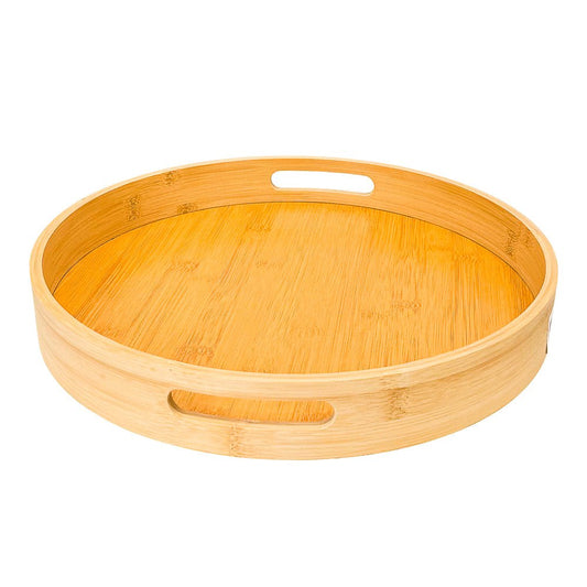 Bandeja Para Servir / Home Elegance / Redonda Grande Bamboo - Home Elegance - Titan.com.pa - 2100000310401