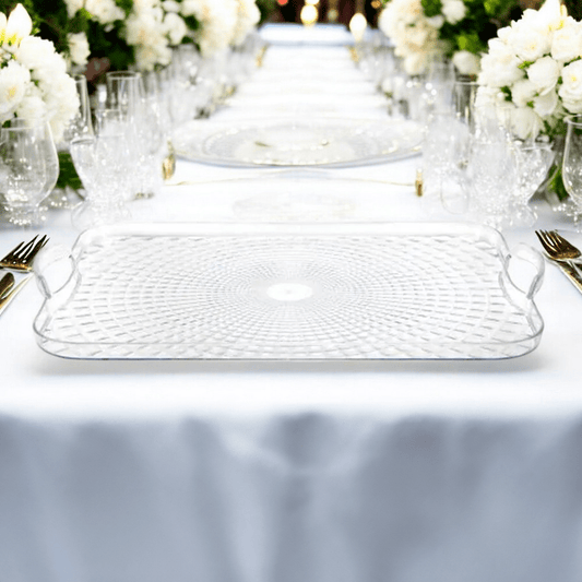Bandeja Plástica Lillian 18" x 13" / Clear / Rectangular - Lillian - Titan.com.pa - 763615603461