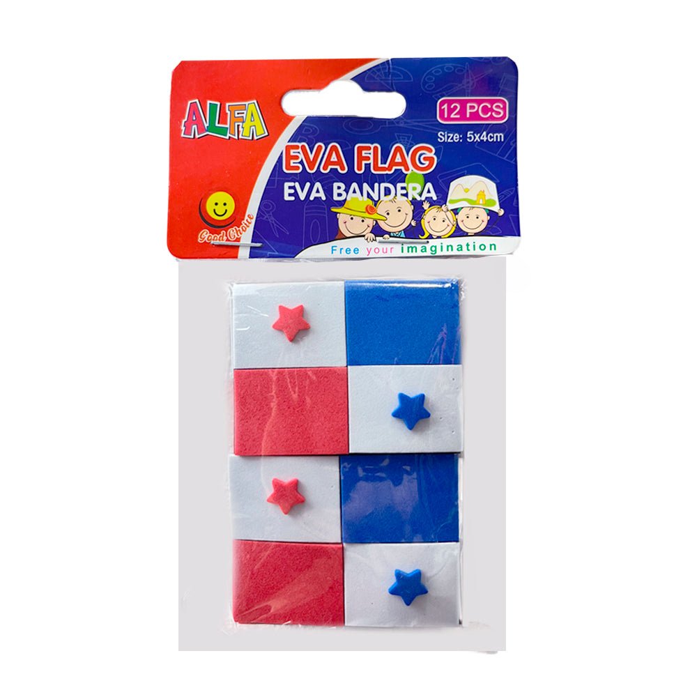 Bandera De Panamá De Foami Alfa - Alfa - Titan.com.pa - 7593990024703