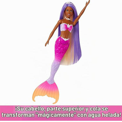 Barbie Fantasy Mermaid Magic Colors con accesorios