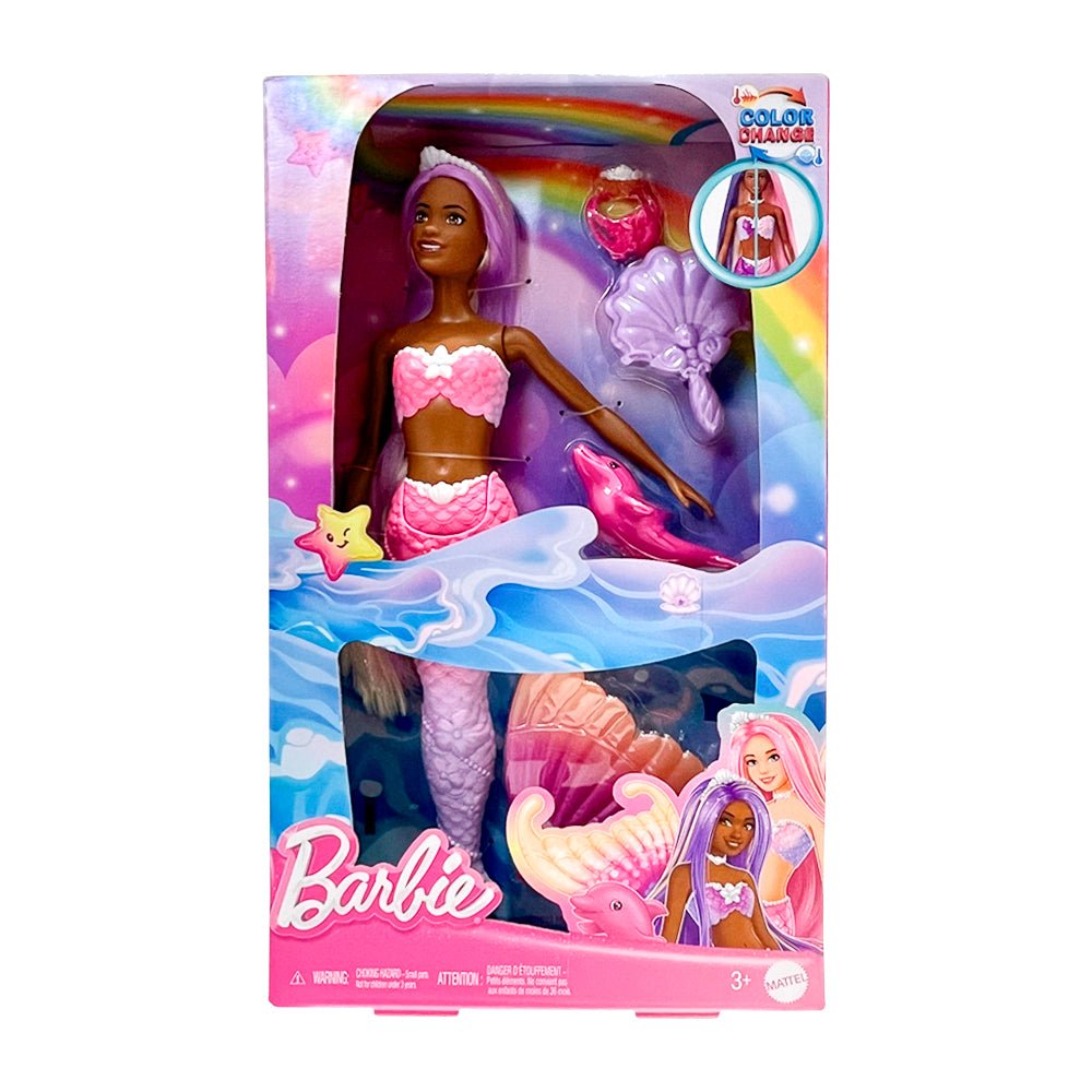 Barbie Fantasy Mermaid Magic Colors con accesorios