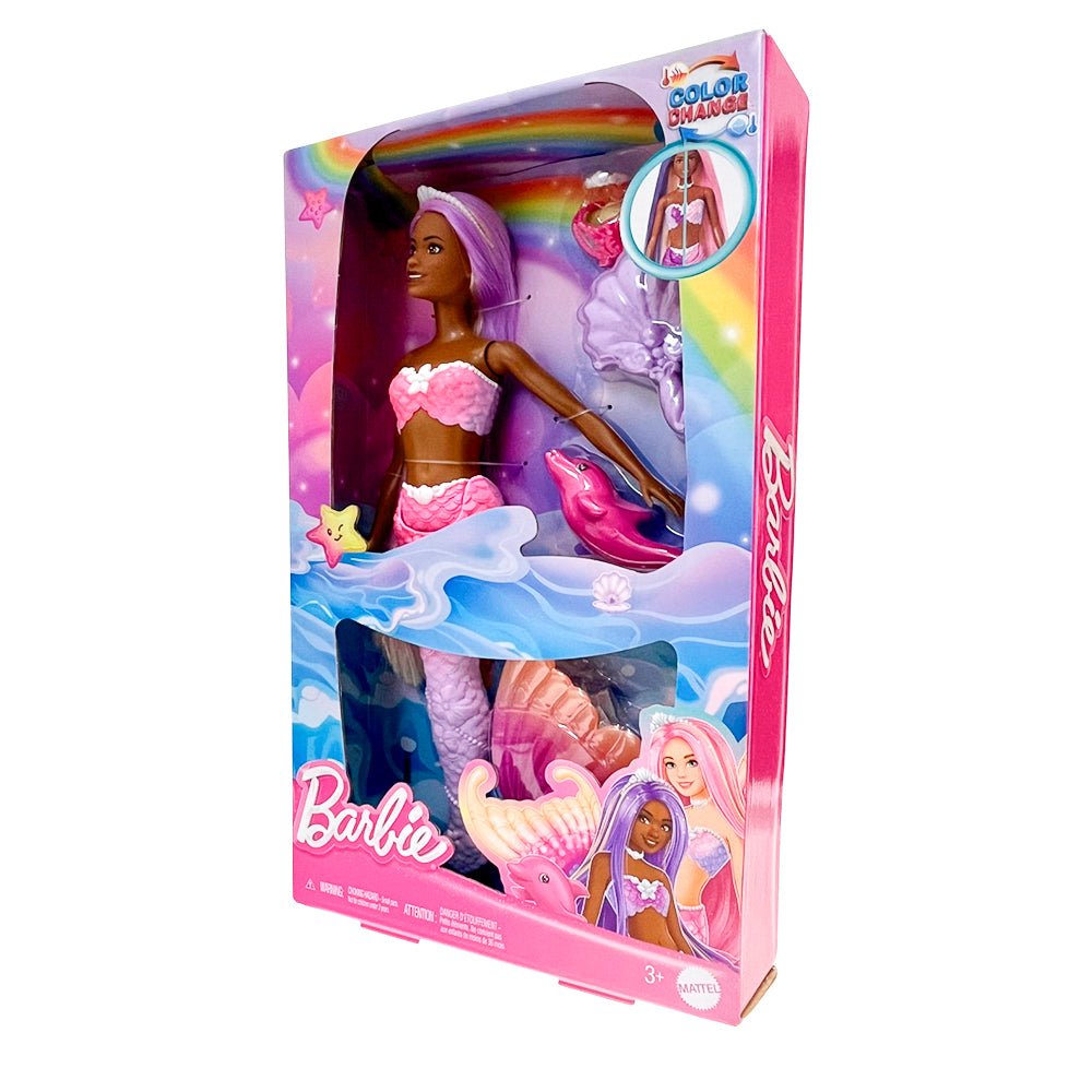 Barbie Fantasy Mermaid Magic Colors con accesorios