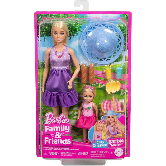 Barbie Malibu y Chelsea Picnic Day con accesorios
