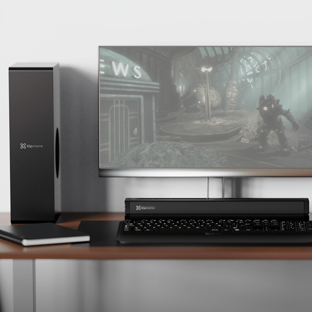 Barra de Sonido ThunderZound 2.1 Klip Xtreme / 120W - Klip Xtreme - Titan.com.pa - 798302092112