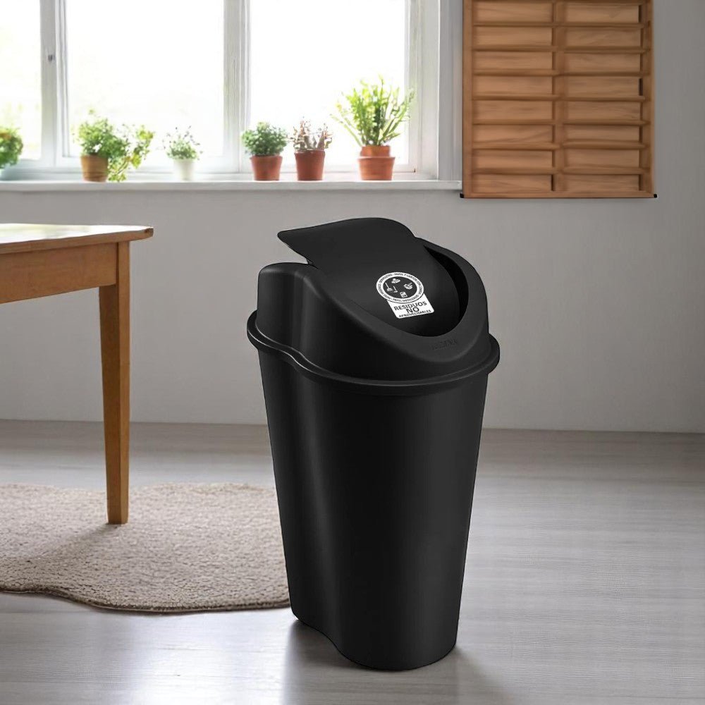 Basurero Rimax Para Residuos No Aprovechable 10 L Negro - Rimax - Titan.com.pa - 7705152121896