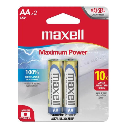 Bateria Alcalina Maxell AA 2 Piezas - Maxell - Titan.com.pa - 25215961731