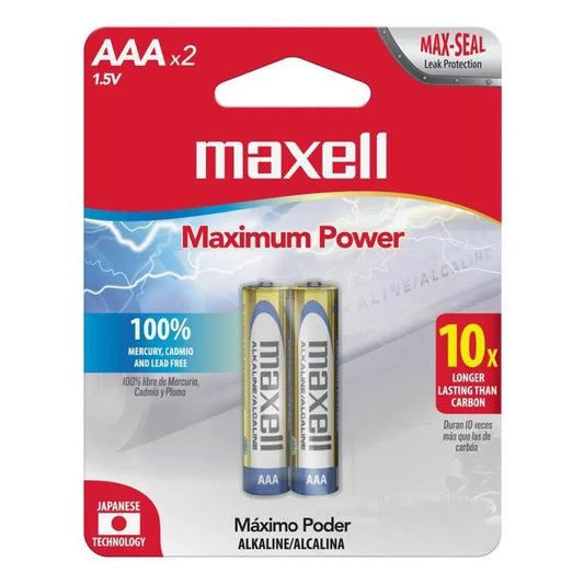 Bateria Alcalina Maxell AAA 2 Piezas - Maxell - Titan.com.pa - 25215961724