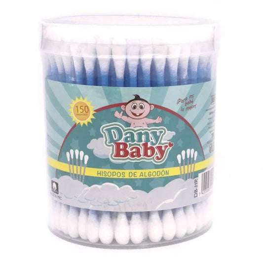 Palillos de Algodón Dany Baby de 150 Piezas