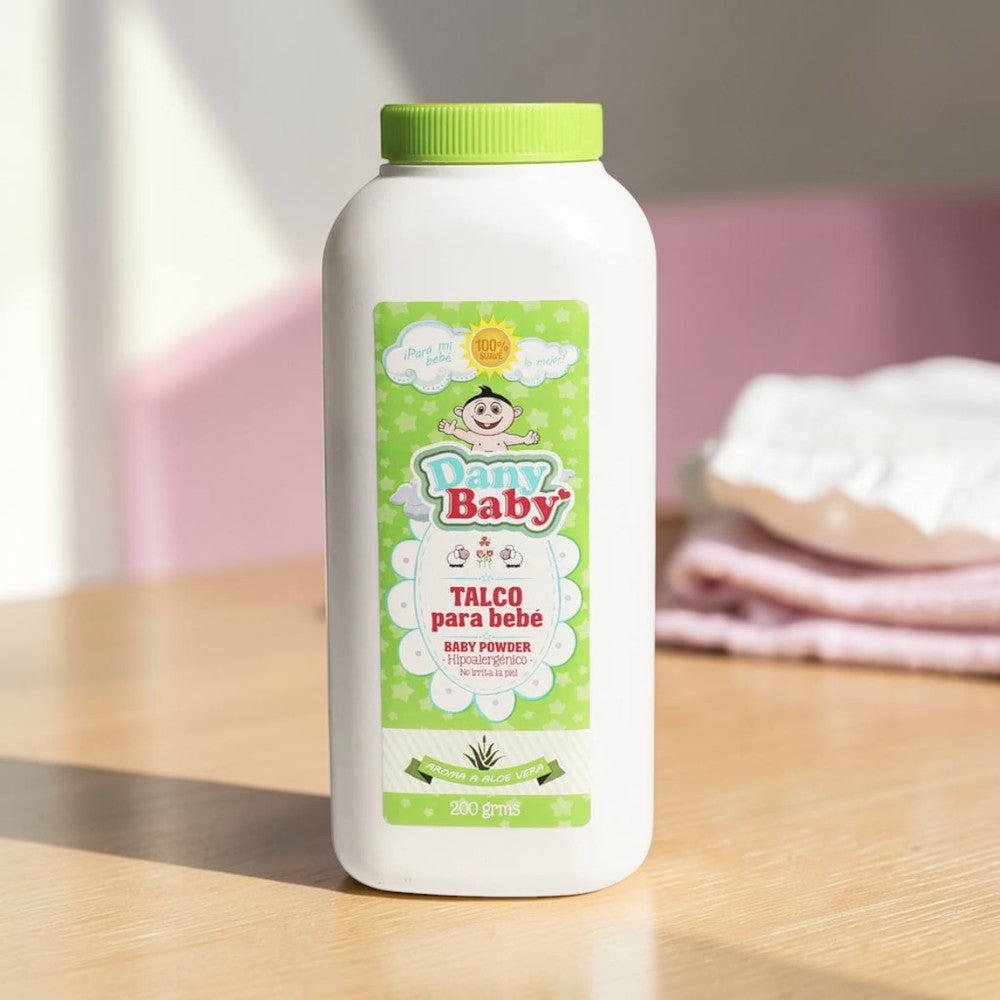 Polvo Aroma A Aloe Vera Dany Baby Para Bebé 200 G