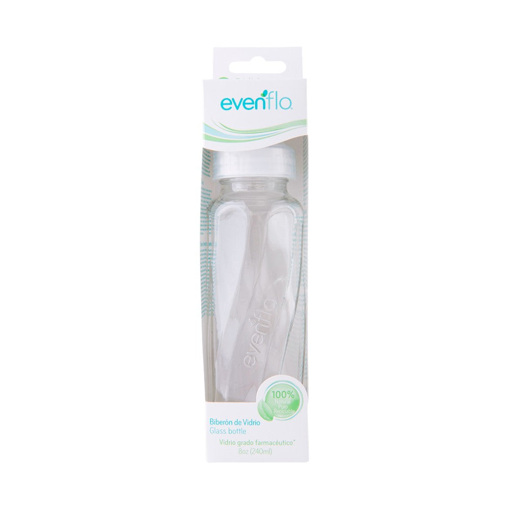 Mamadera de Vidrio Evenflo Classic 8 Onzas / Libre de BPA