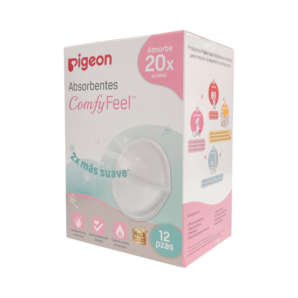 Protectores de Lactancia Pigeon / 12 Piezas / Absorbentes