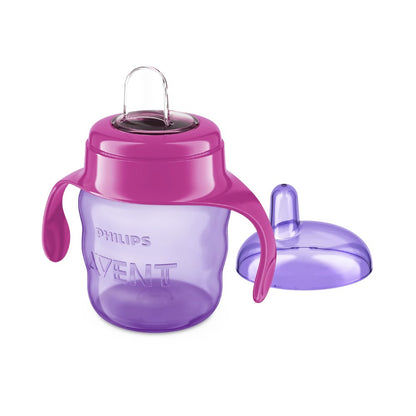 Vaso Con Boquilla Avent / Rosa / Con Asas / 200ml