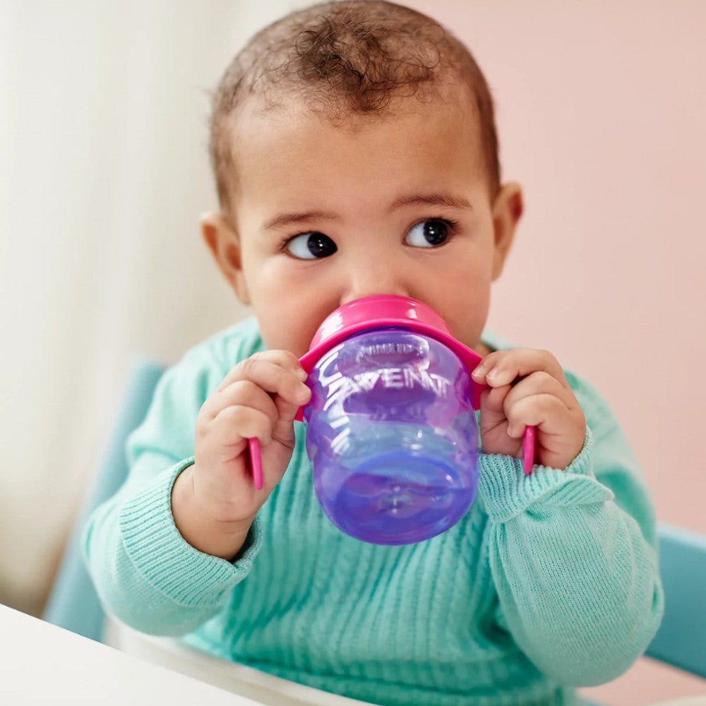 Vaso Con Boquilla Avent / Rosa / Con Asas / 200ml