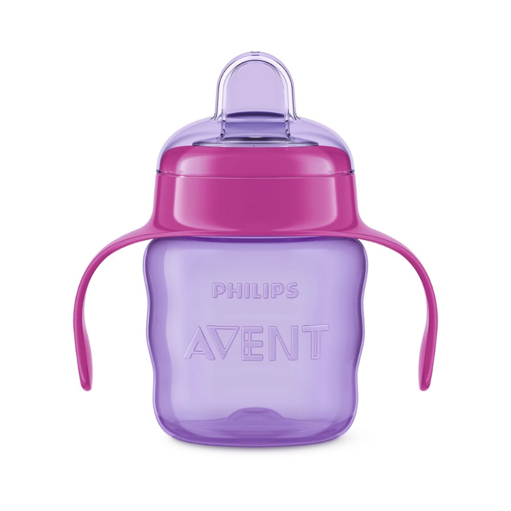 Vaso Con Boquilla Avent / Rosa / Con Asas / 200ml