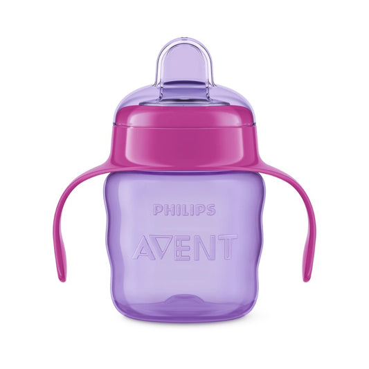 Vaso Con Boquilla Avent / Rosa / Con Asas / 200ml