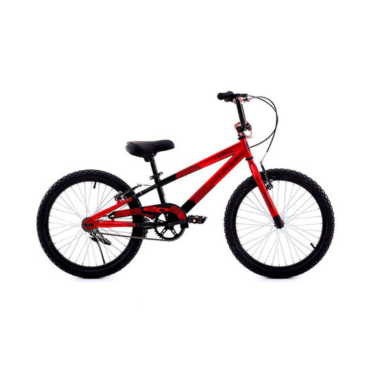 Bicicleta Tierra Rali 20" Pulgadas Negro y Rojo - RALI - 11014092