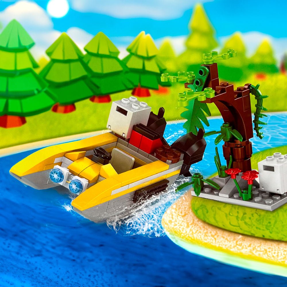 Bloques 120 Pieza Bosque - Cubic Adventure - Titan.com.pa - 2100000714841