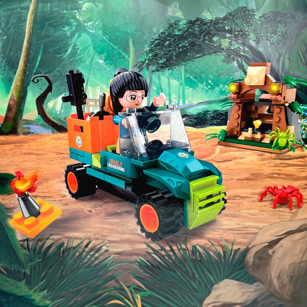 Bloques 174 Piezas Jungle Engineering - Ausini - Titan.com.pa - 2100000730070