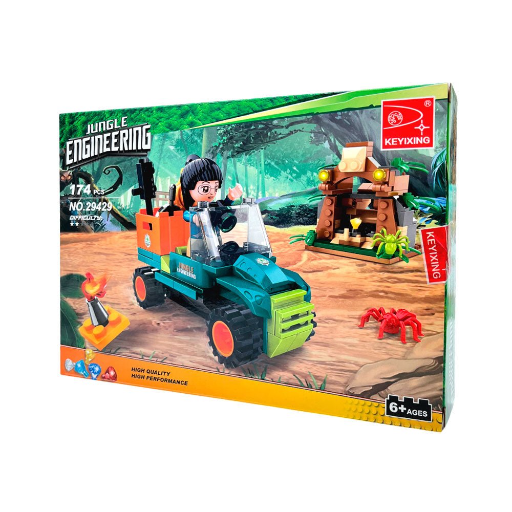 Bloques 174 Piezas Jungle Engineering - Ausini - Titan.com.pa - 2100000730070
