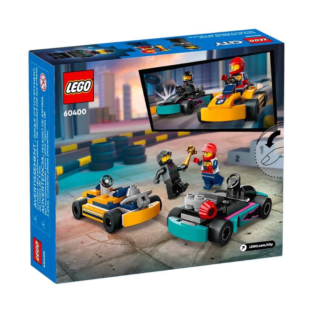 Bloques City LEGO / Go - karts y Pilotos de Carreras - Lego - Titan.com.pa - 673419386814