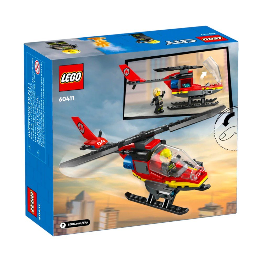 Bloques City LEGO® Helicóptero Rescate Bombero - Lego - Titan.com.pa - 673419388863