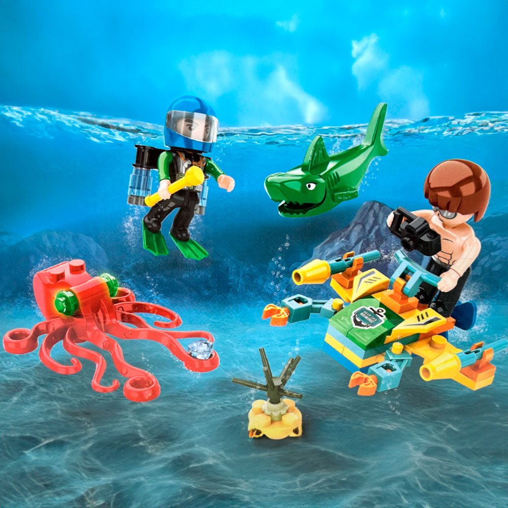 Bloques De 74 Pieza Sea Mining - AUSINI - Titan.com.pa - 2100000462698