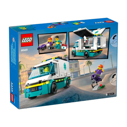 Bloques LEGO Ambulancia De Emergencia - Lego - Titan.com.pa - 673419403528