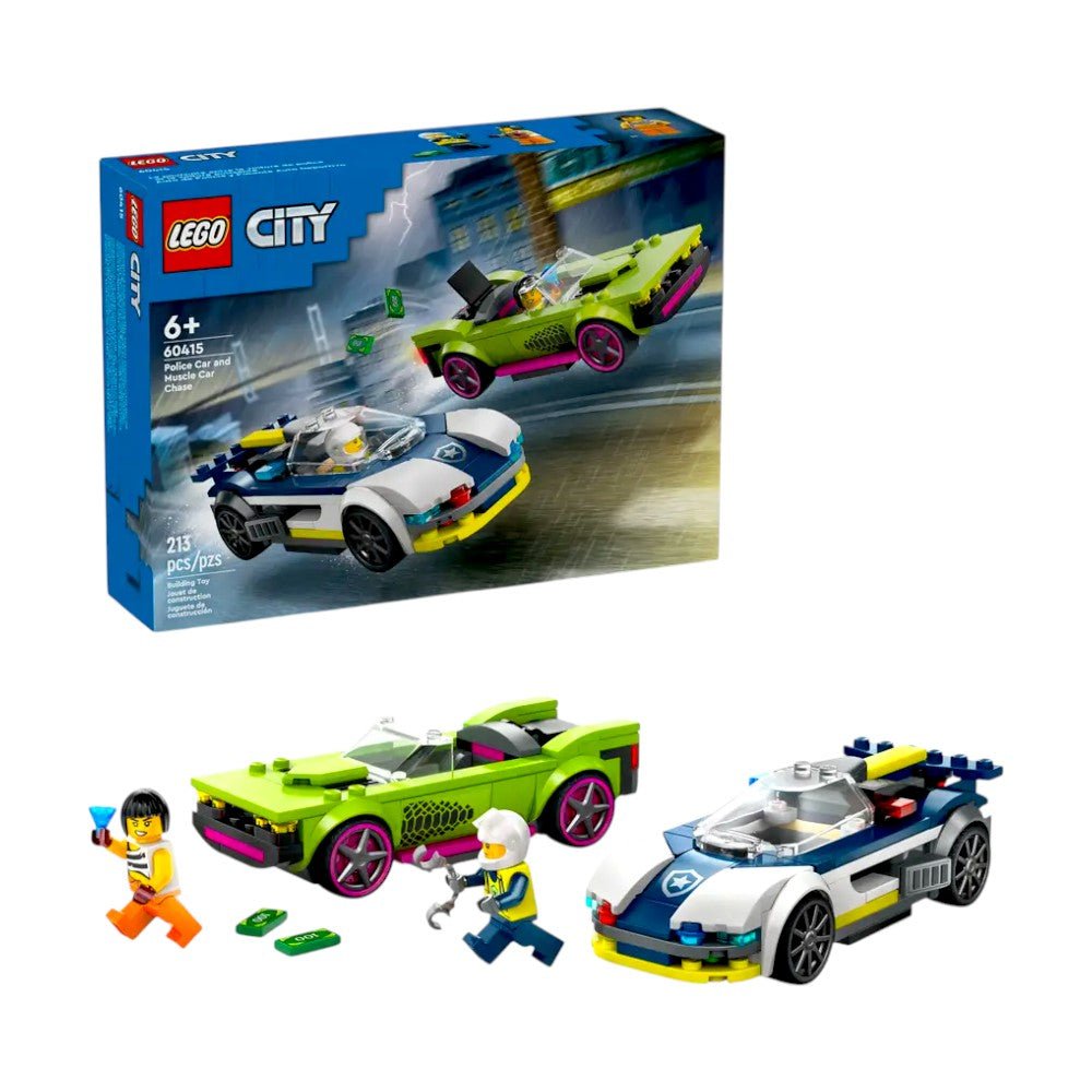 Bloques LEGO City Auto de Policía y Auto Deportivo - Lego - Titan.com.pa - 673419388900