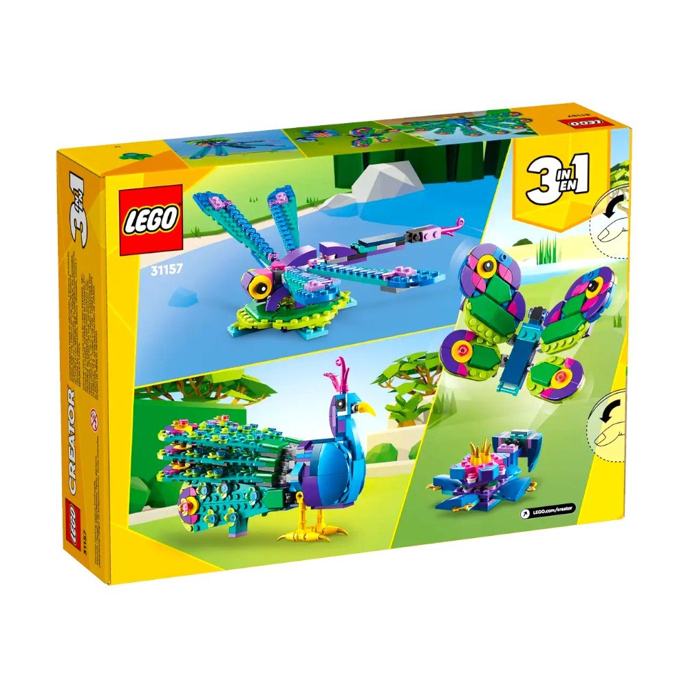 Bloques LEGO Creator Pavo Real Exótico - Lego - Titan.com.pa - 673419393614