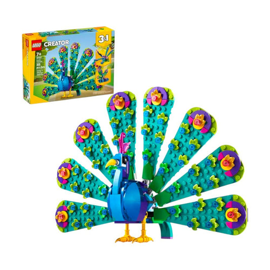 Bloques LEGO Creator Pavo Real Exótico - Lego - Titan.com.pa - 673419393614