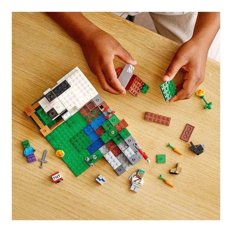Bloques Lego Minecraft el Rancho de Los Conejos - Lego - Titan.com.pa - 673419358521