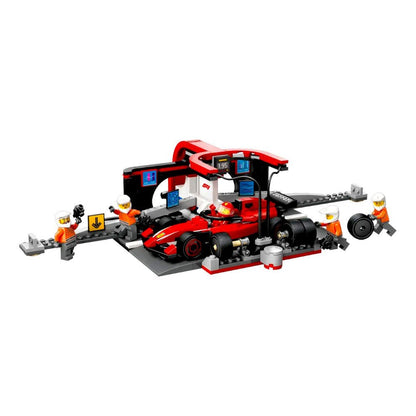 Bloques LEGO® Parada en Pits de F1® y Equipo de Mecánicos con Auto Ferrari - Lego - Titan.com.pa - 673419403467