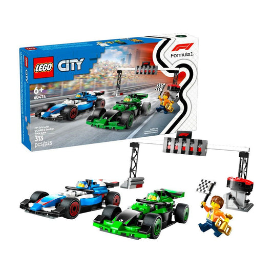Bloques LEGO Parrilla de F1 con Autos de Carreras VCARB y Sauber - Lego - Titan.com.pa - 673419409704