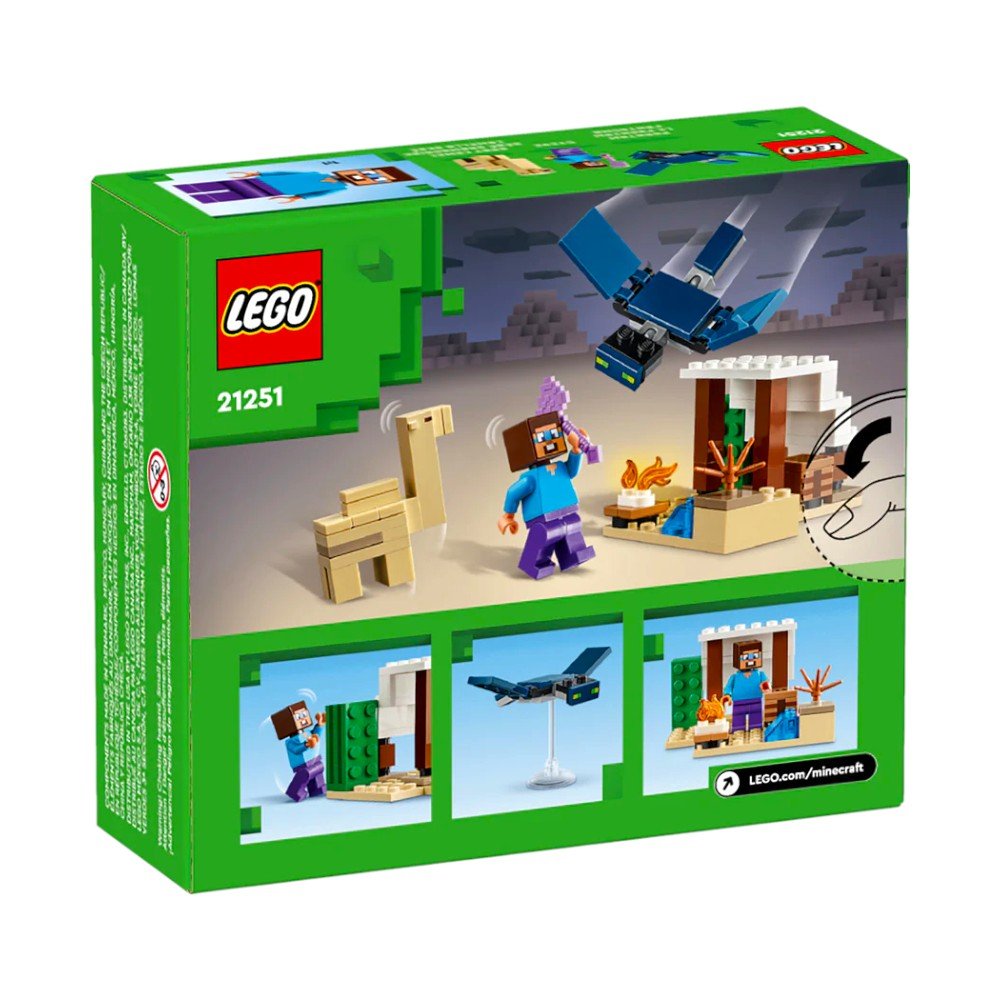Bloques Minecraft LEGO / La Expedición de Steve al Desierto - Lego - Titan.com.pa - 673419388450