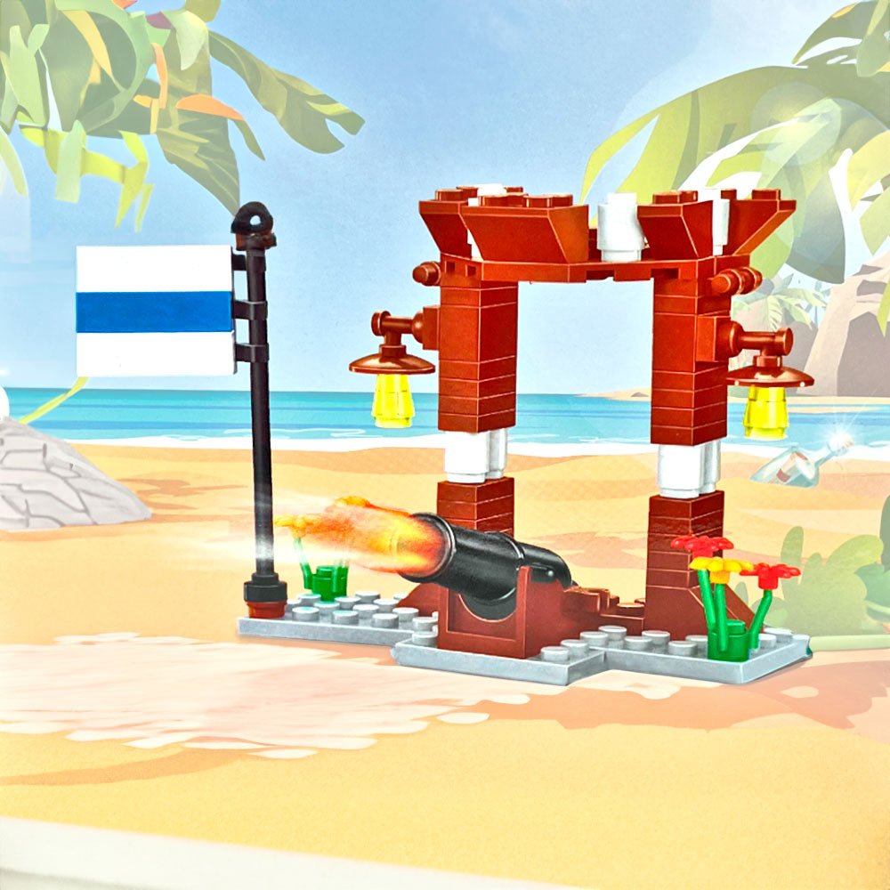 Bloques Piratas De 4 Diseños Surtido - Cubic Adventure - Titan.com.pa - 2100000863204